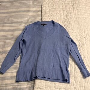 Banana Republic Light Blue V-Neck Sweater